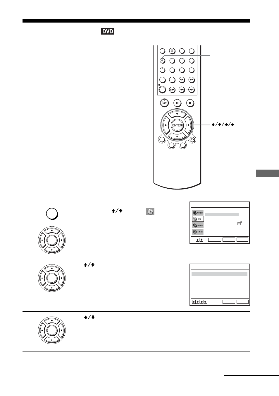 Screen setup, See “screen | Sony SLV-D910B User Manual | Page 65 / 128