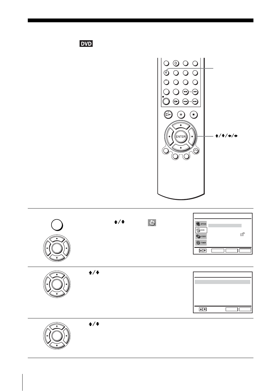 Setting the display or sound track language | Sony SLV-D910B User Manual | Page 68 / 128