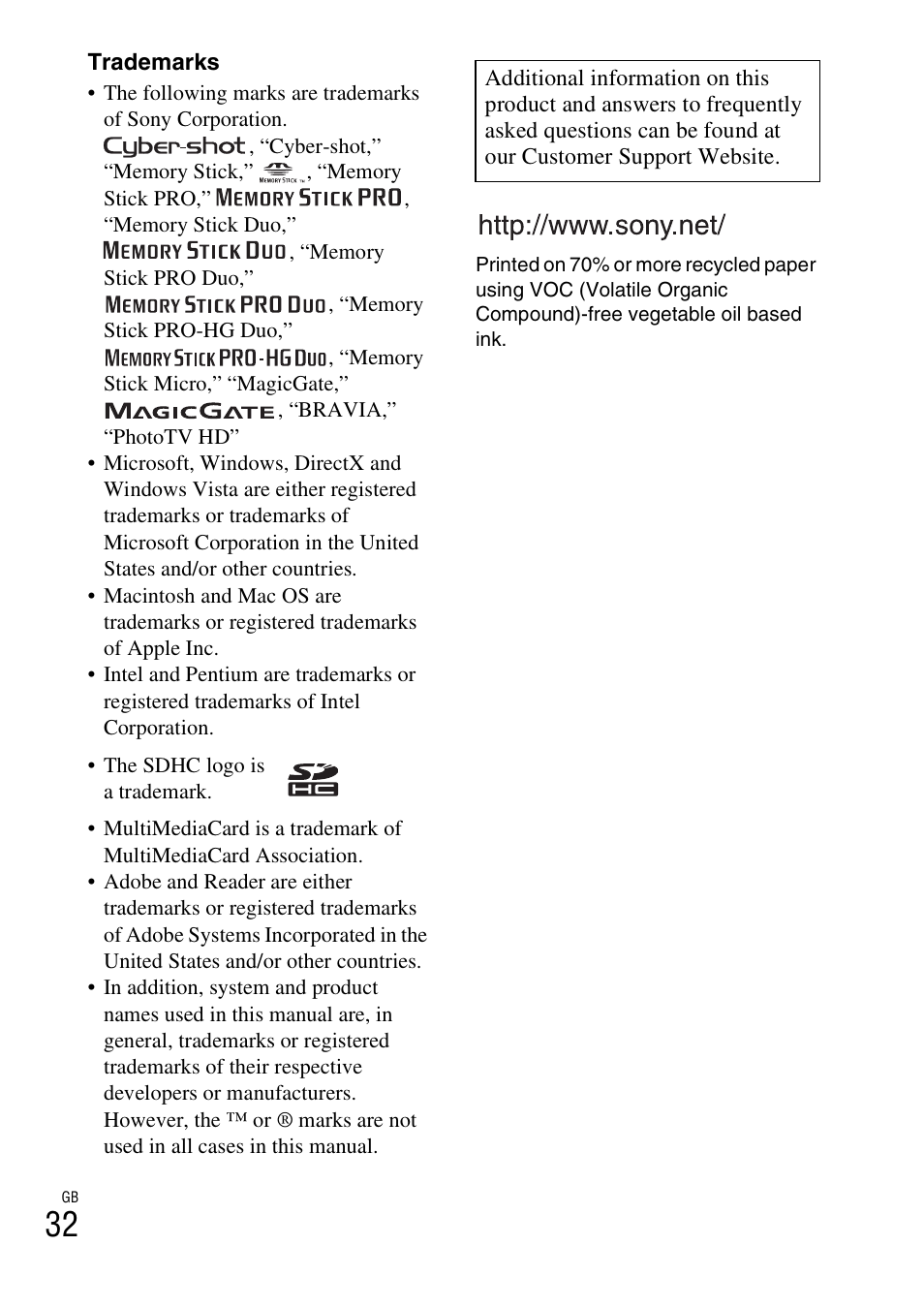 Sony 4-170-840-11(1) User Manual | Page 32 / 36