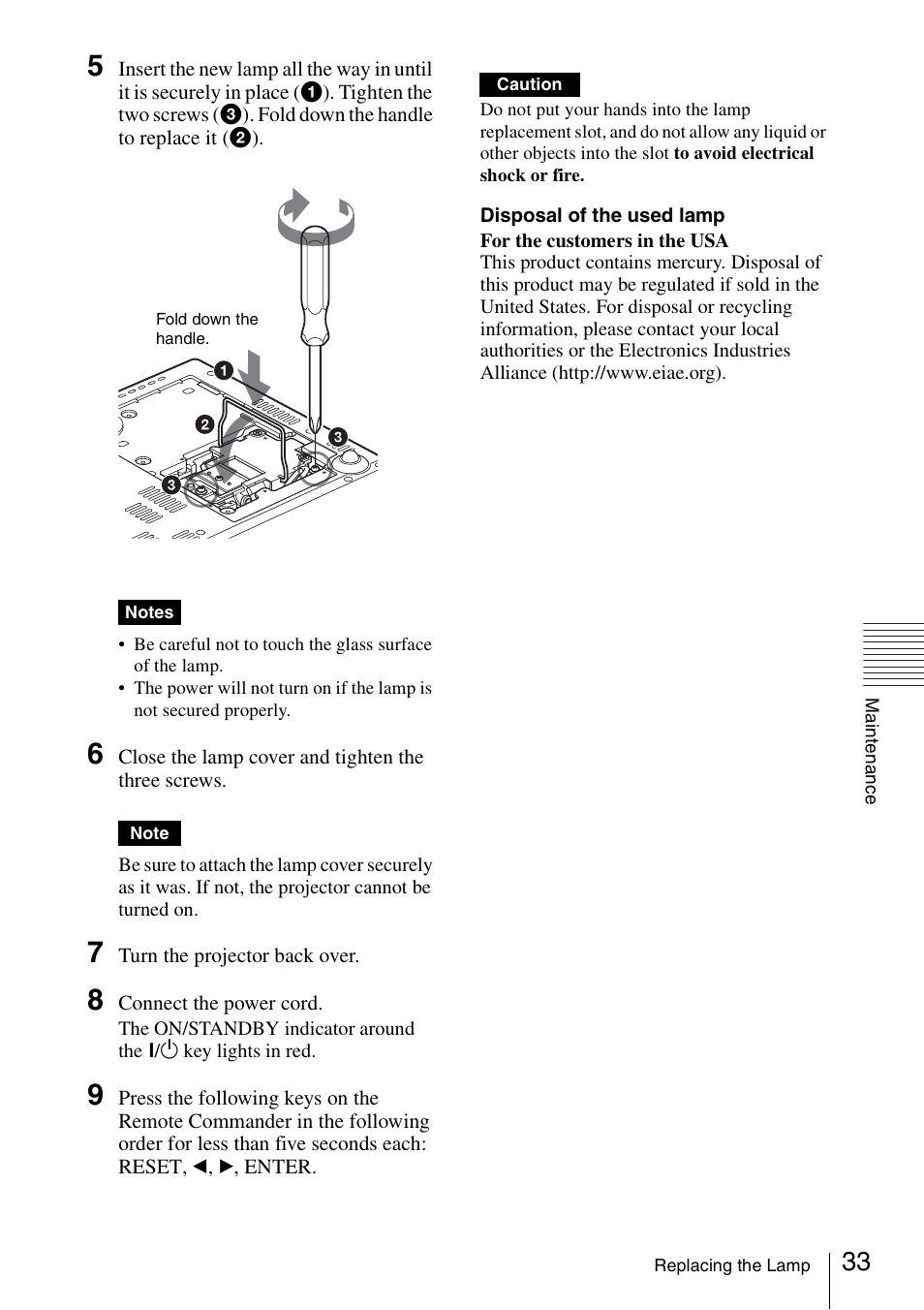 Sony VPL-CS20 User Manual | Page 33 / 46