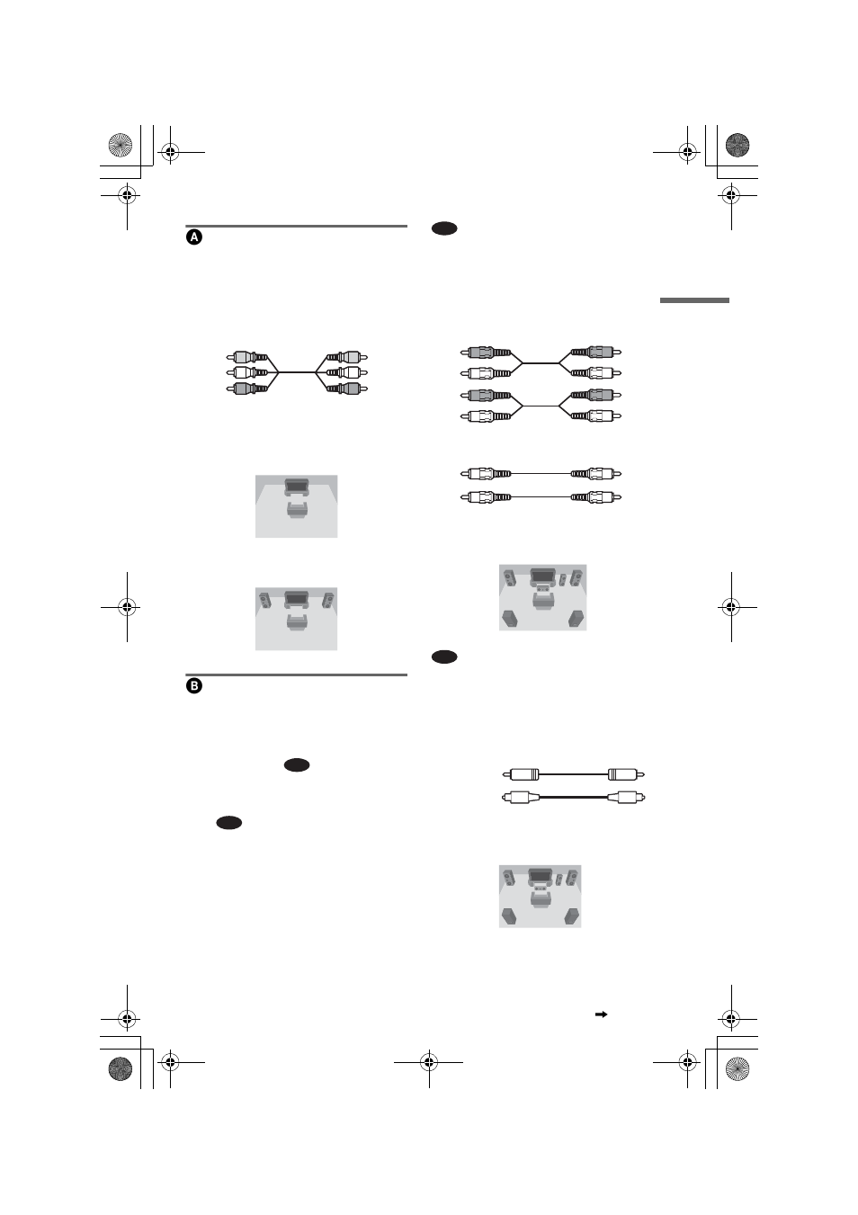 Aconnecting to audio l/r input jacks | Sony DVP-NC80V User Manual | Page 21 / 84