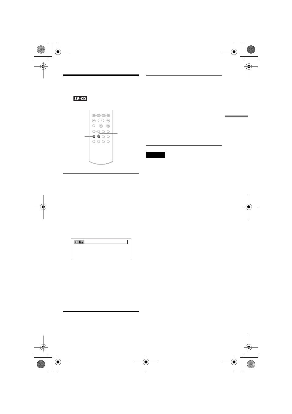 Selecting a playback area for a super audio cd, On (31) | Sony DVP-NC80V User Manual | Page 31 / 84