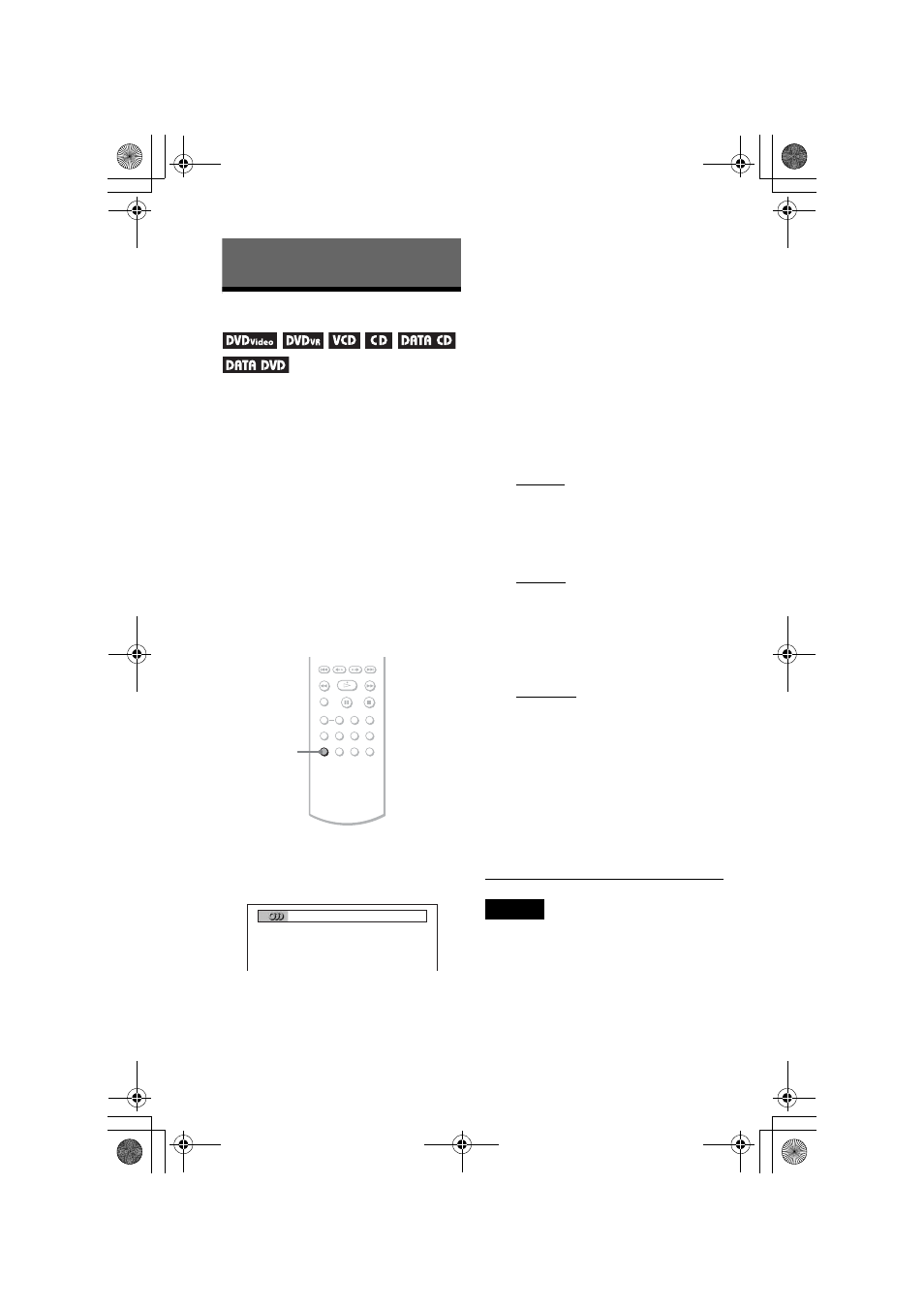 L0 - sound adjustments, L1 - changing the sound, Sound adjustments | Changing the sound | Sony DVP-NC80V User Manual | Page 44 / 84