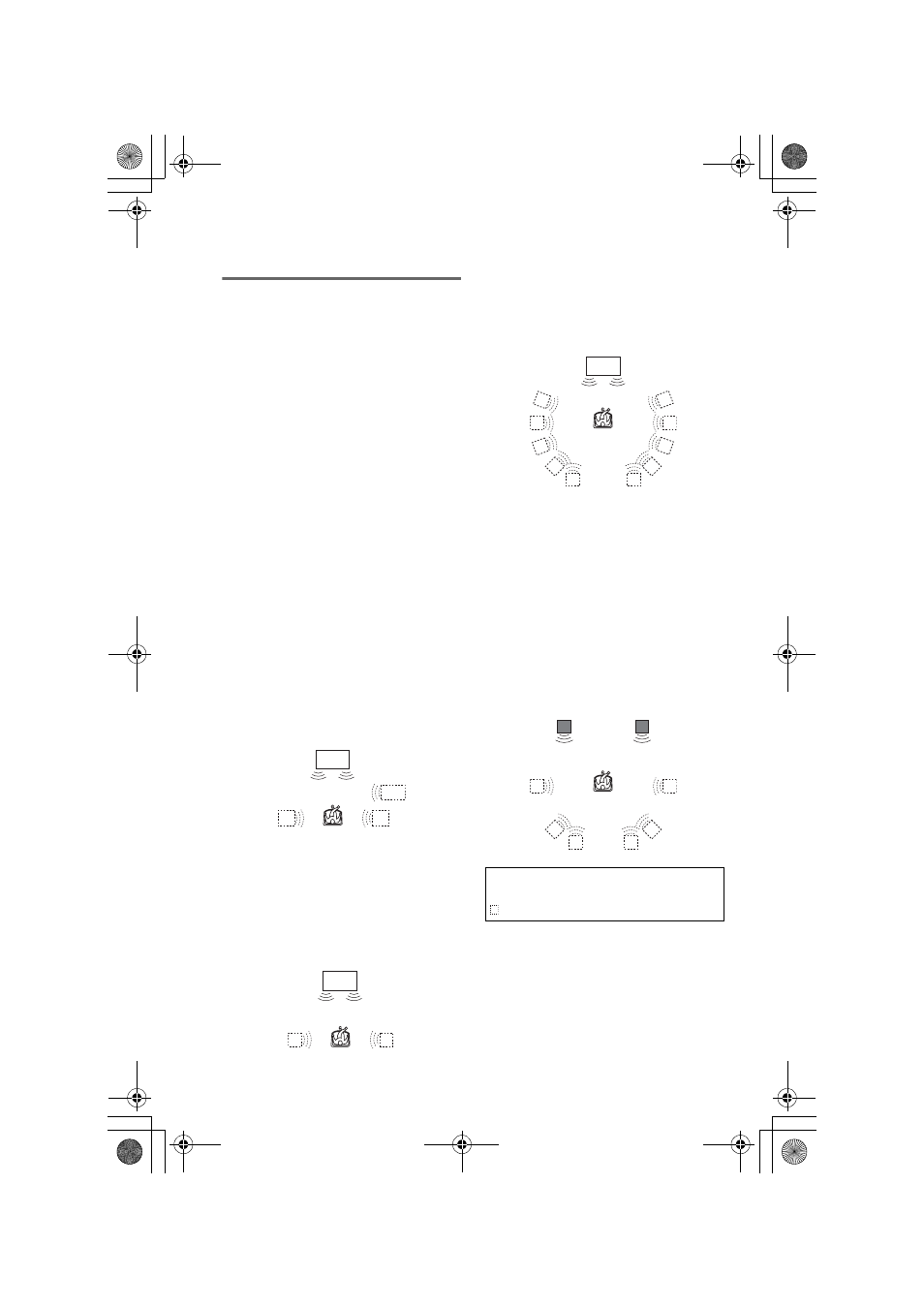 For 2 speaker setups | Sony DVP-NC80V User Manual | Page 46 / 84