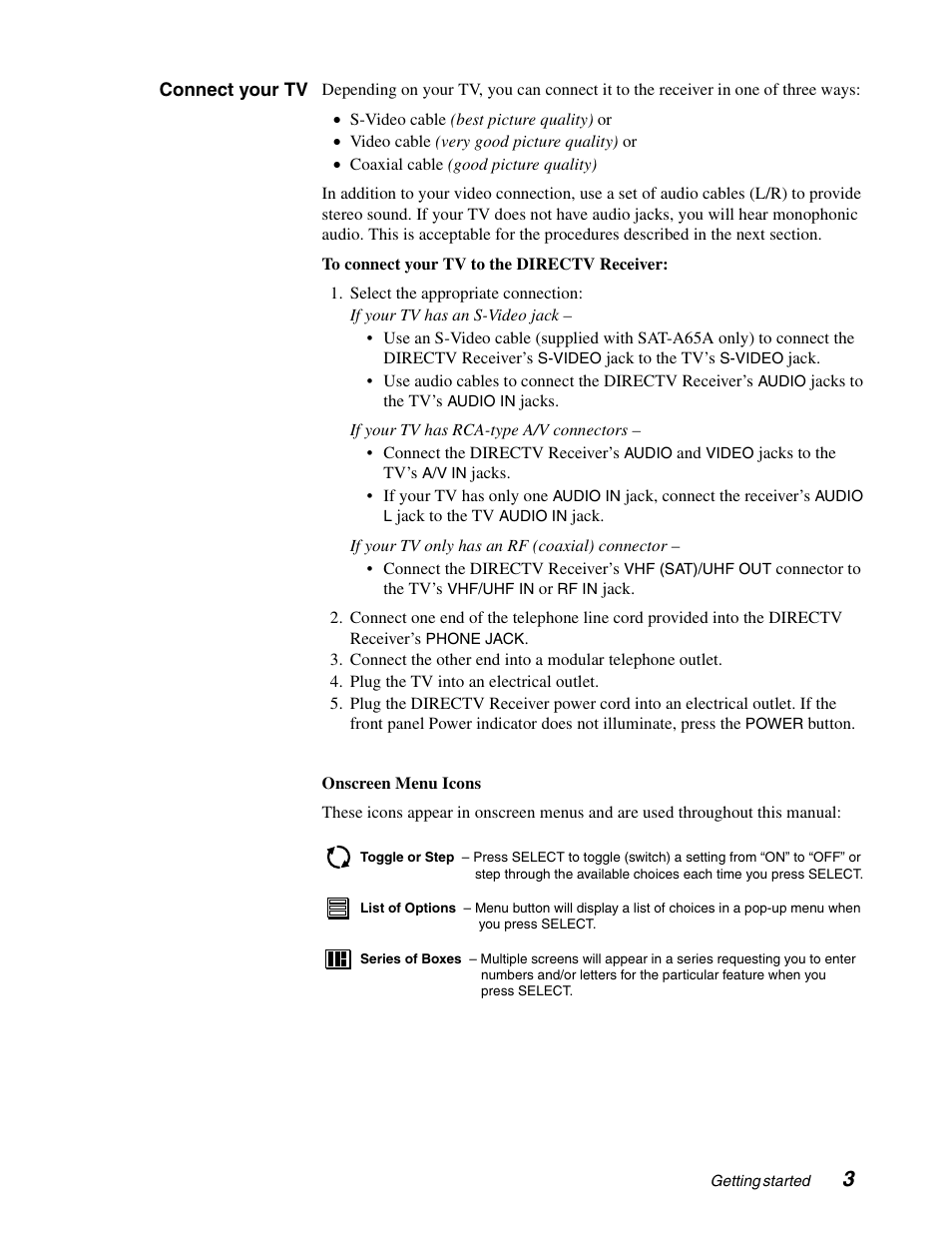 Sony SAT-A65A User Manual | Page 11 / 61