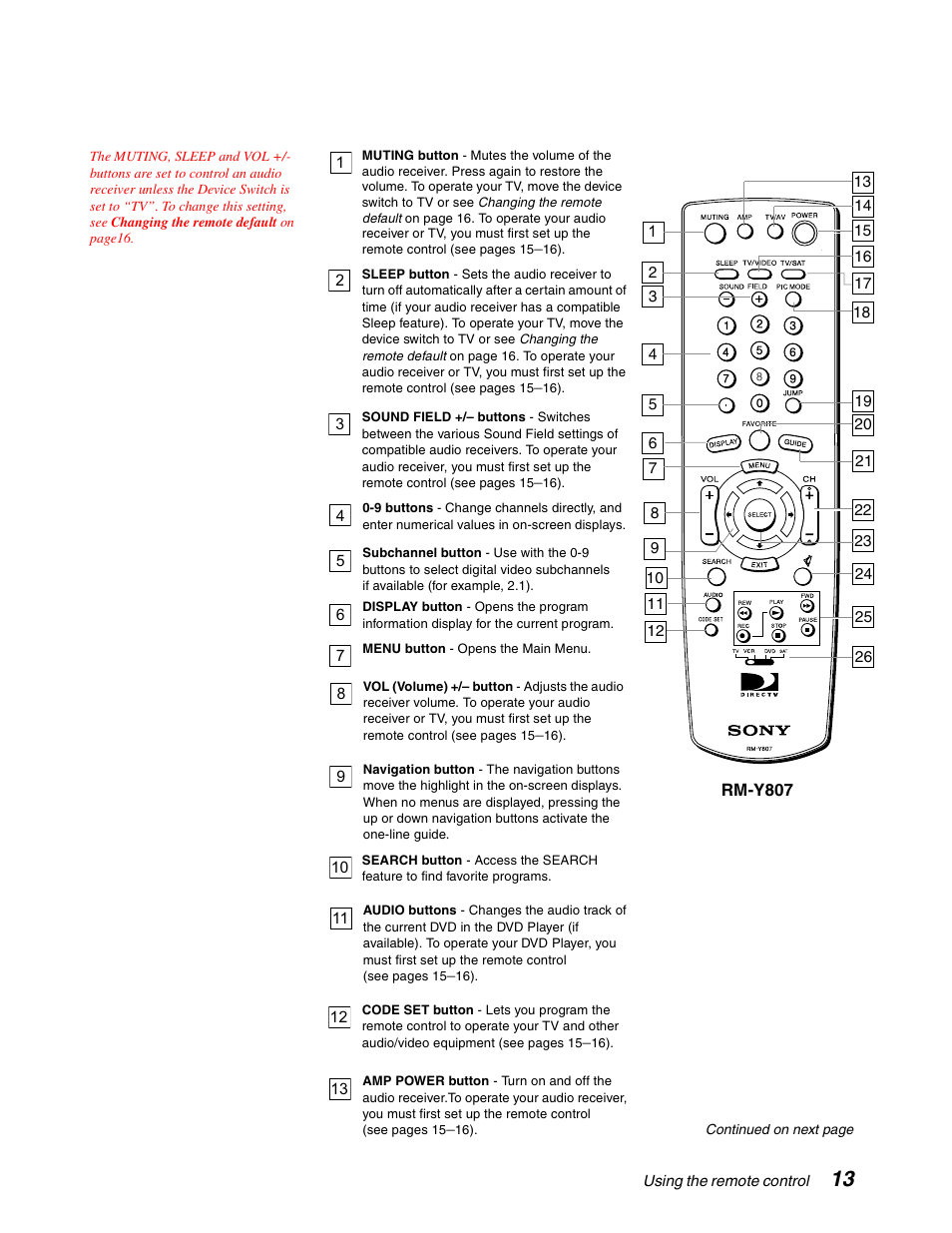 Sony SAT-A65A User Manual | Page 21 / 61