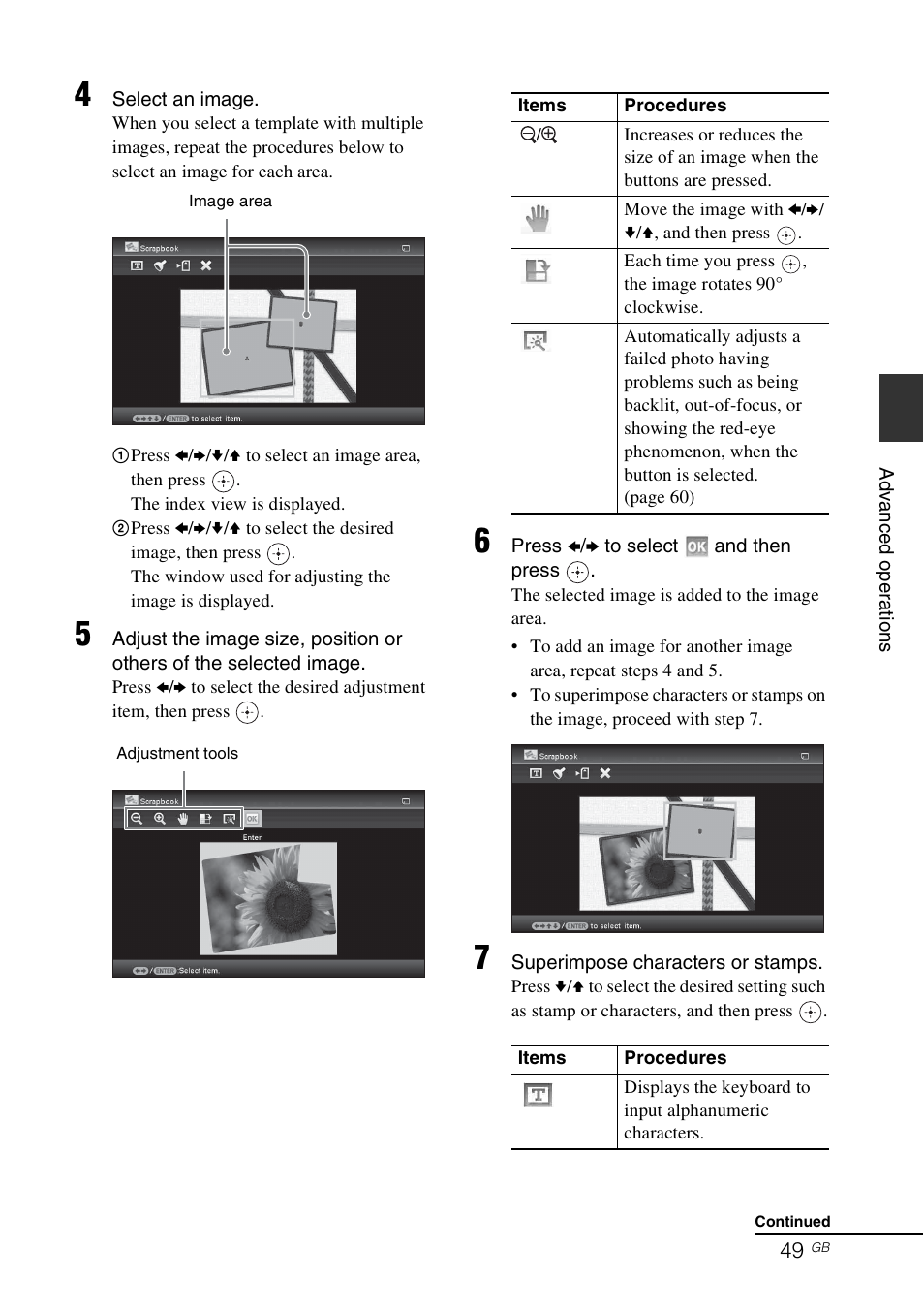 Sony DPF-V800 User Manual | Page 49 / 88