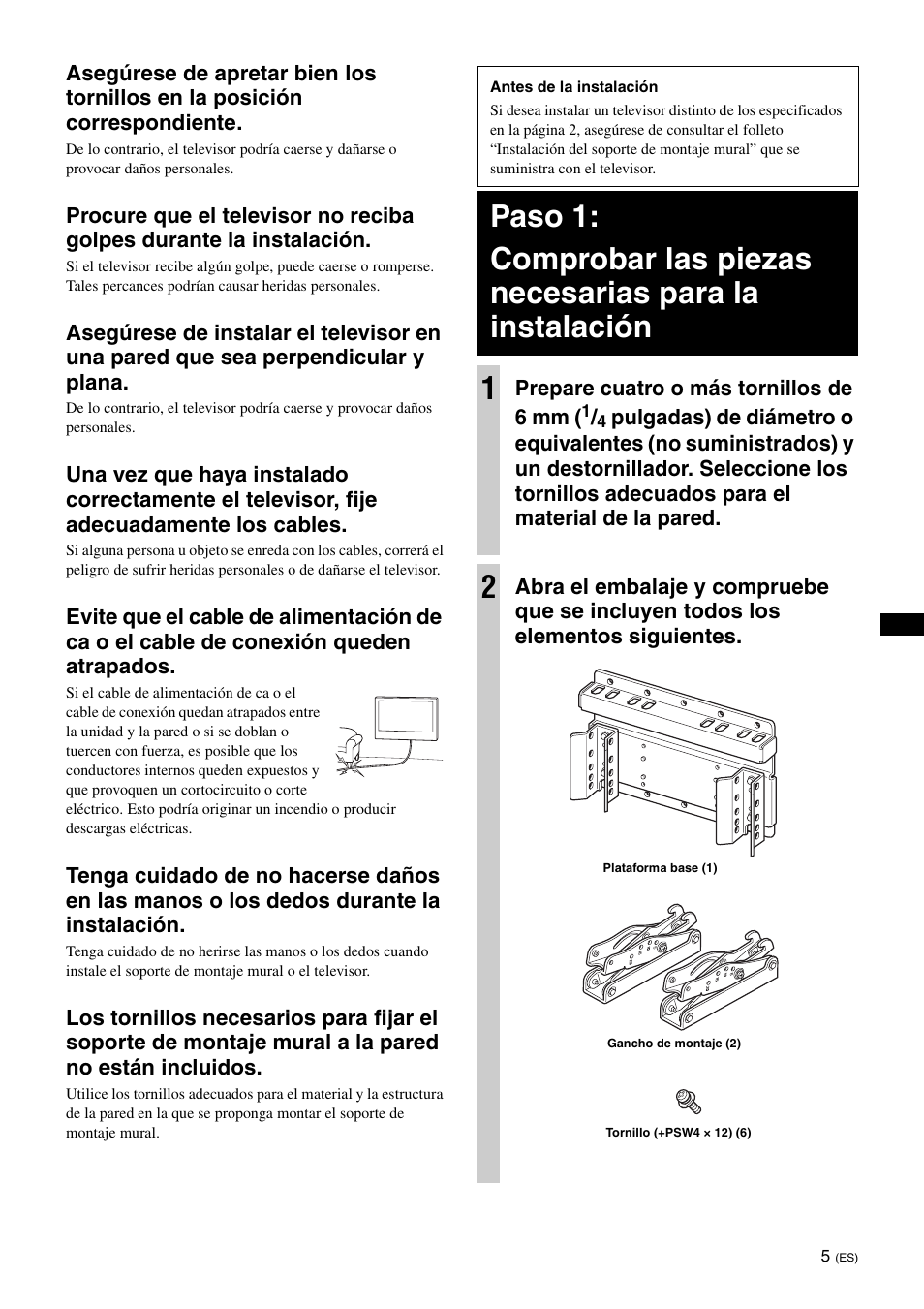 Sony SU-WL100  EU User Manual | Page 29 / 112