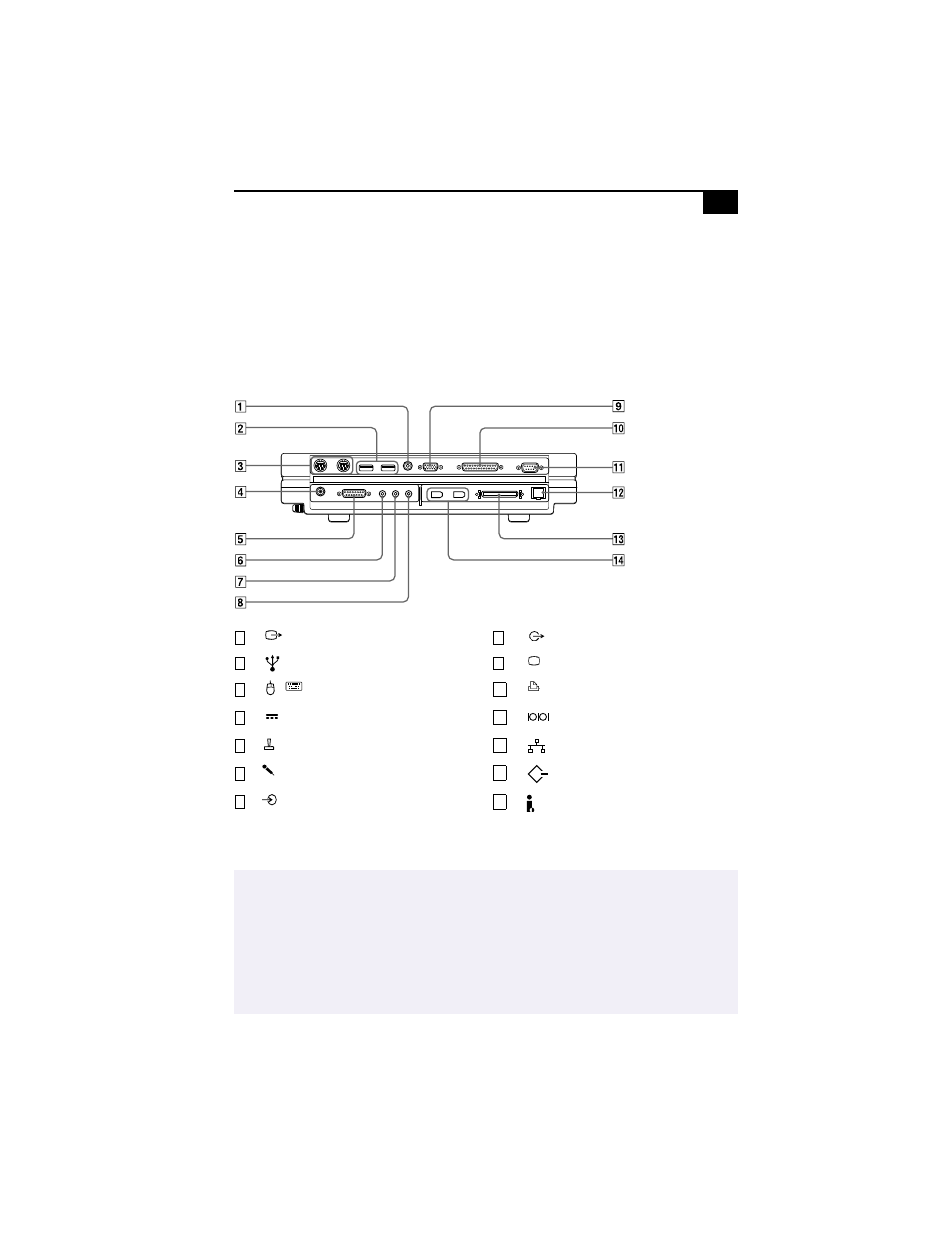 Connecting the docking station | Sony PCG-838 User Manual | Page 55 / 121