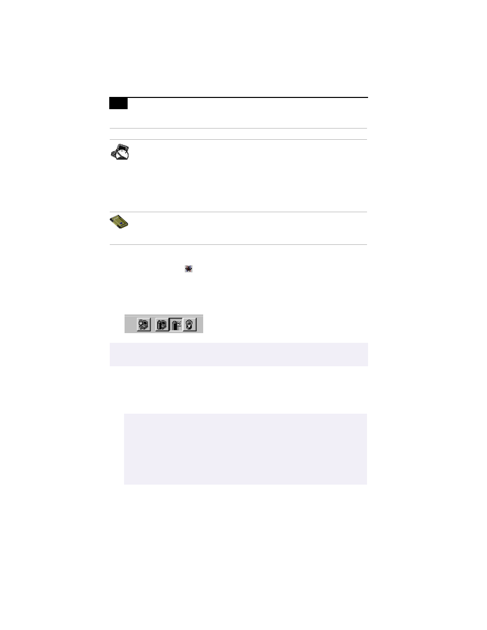 To activate the powerpanel profiles toolbar | Sony PCG-838 User Manual | Page 78 / 121
