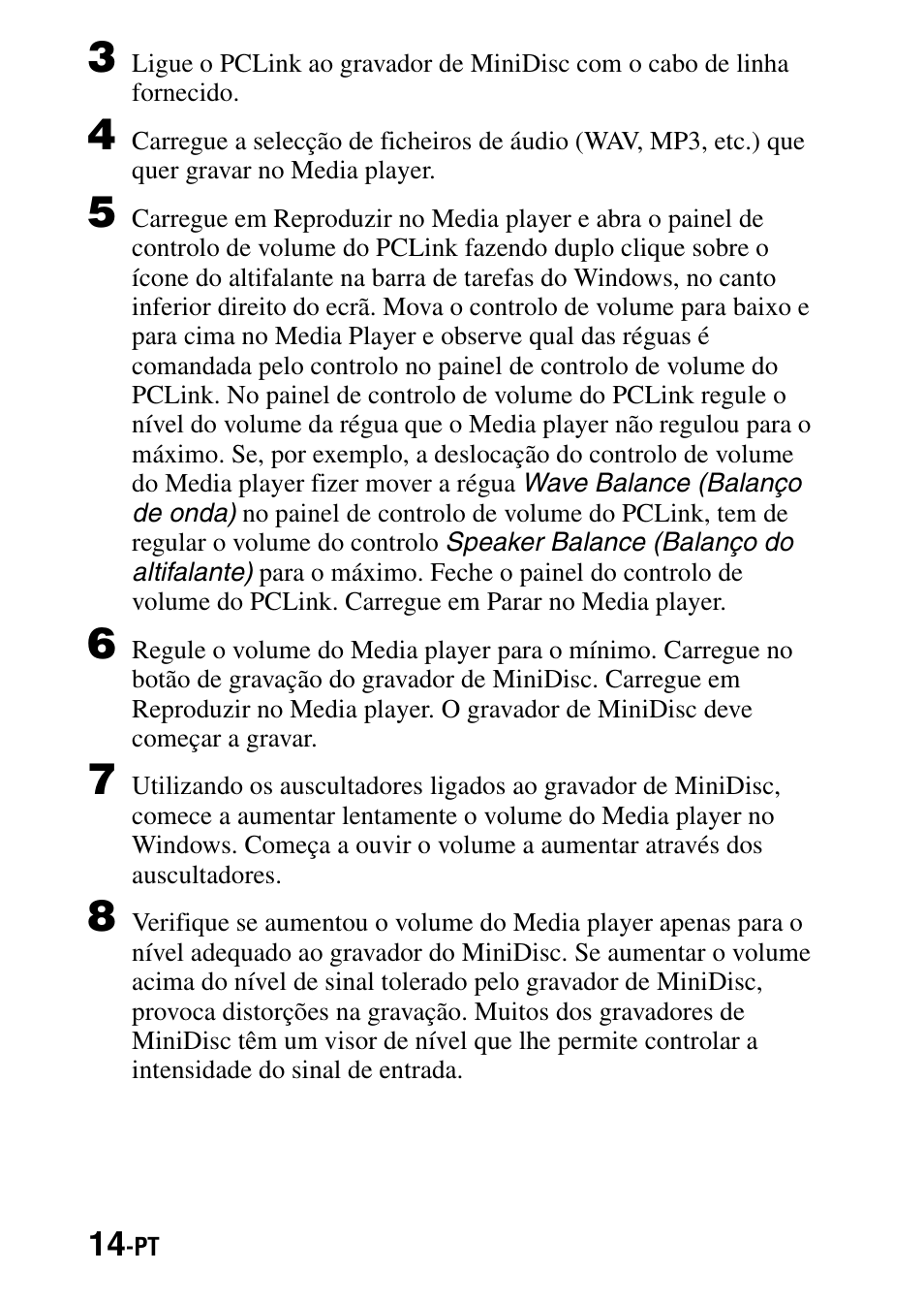 Sony PCLink User Manual | Page 70 / 76