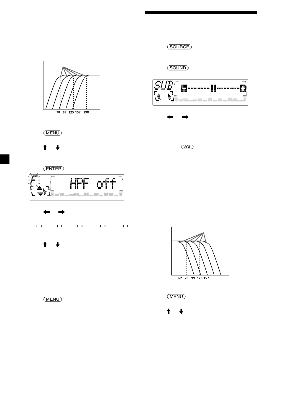 Adjusting the volume of the subwoofer(s) | Sony CDX-M600 User Manual | Page 22 / 116