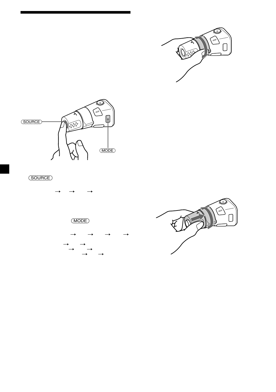 Utilisation du satellite de commande | Sony CDX-M600 User Manual | Page 62 / 116