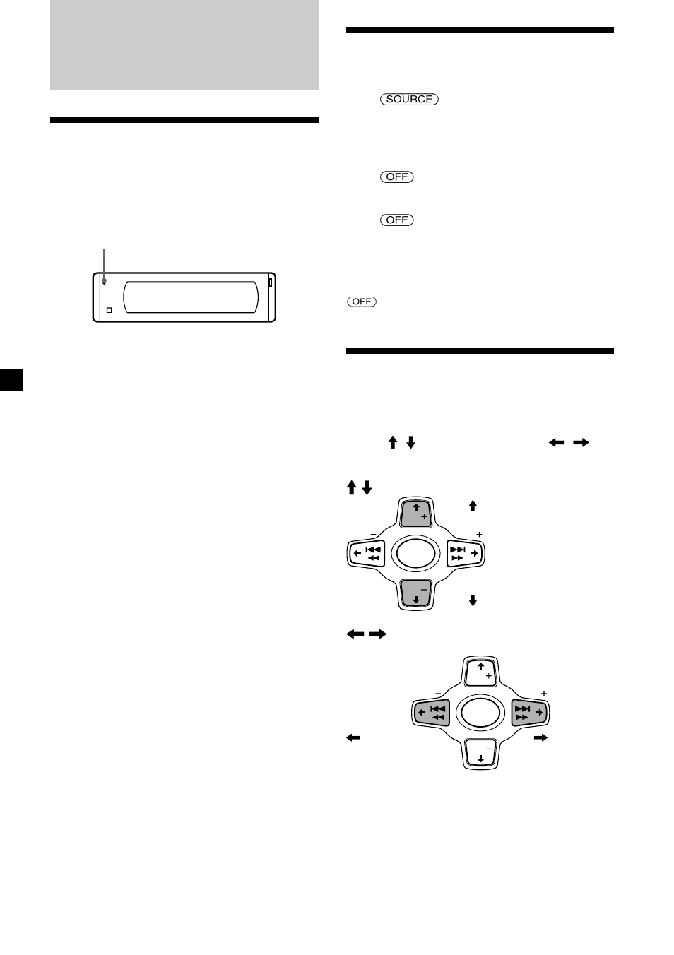 Getting started, Resetting the unit, Turning the unit on/off | How to use the menu | Sony CDX-M600 User Manual | Page 8 / 116