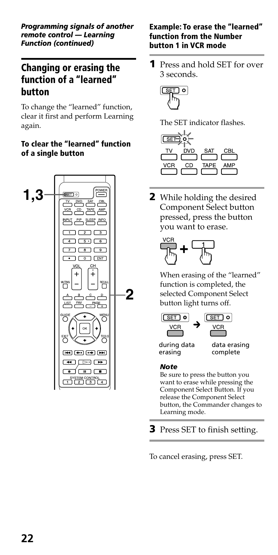 Sony RM-VL610 User Manual | Page 22 / 52