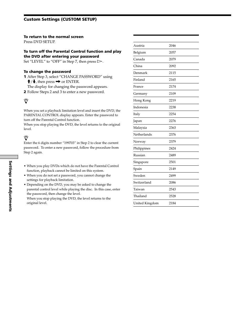 Sony DAV-S300 User Manual | Page 48 / 68