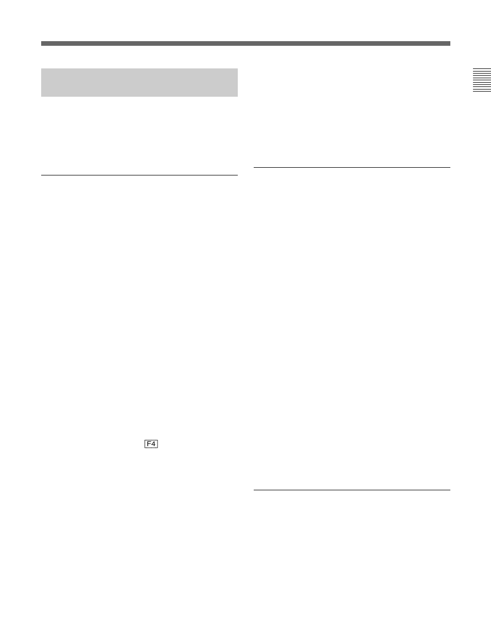 1-2 features of the control panel | Sony HDW-F500 User Manual | Page 11 / 178