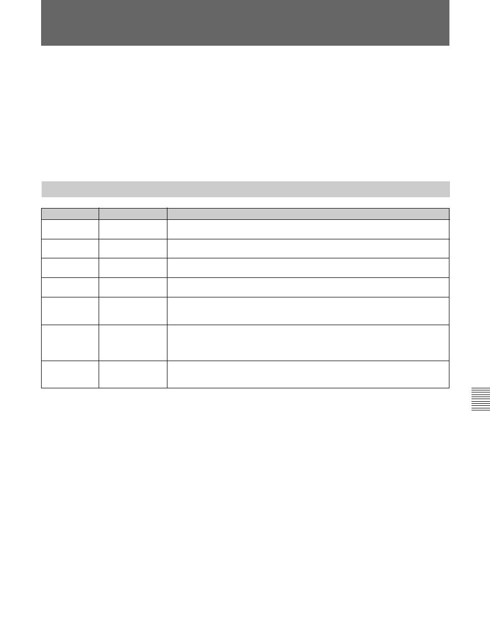 Menu list, Items related to the hours meter (h01~), A-15 | Sony HDW-F500 User Manual | Page 143 / 178