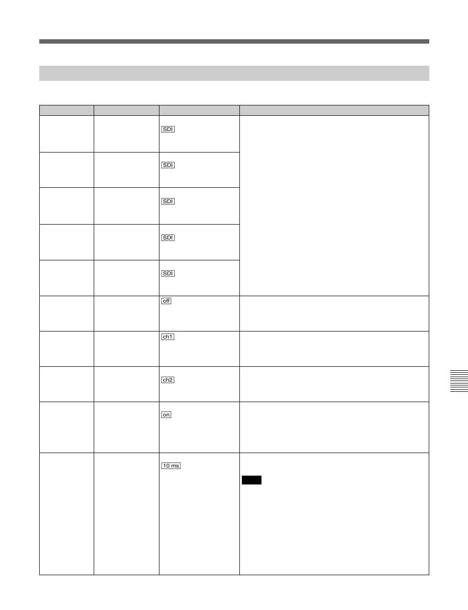 Items related to the audio control (801~), A-39 | Sony HDW-F500 User Manual | Page 167 / 178