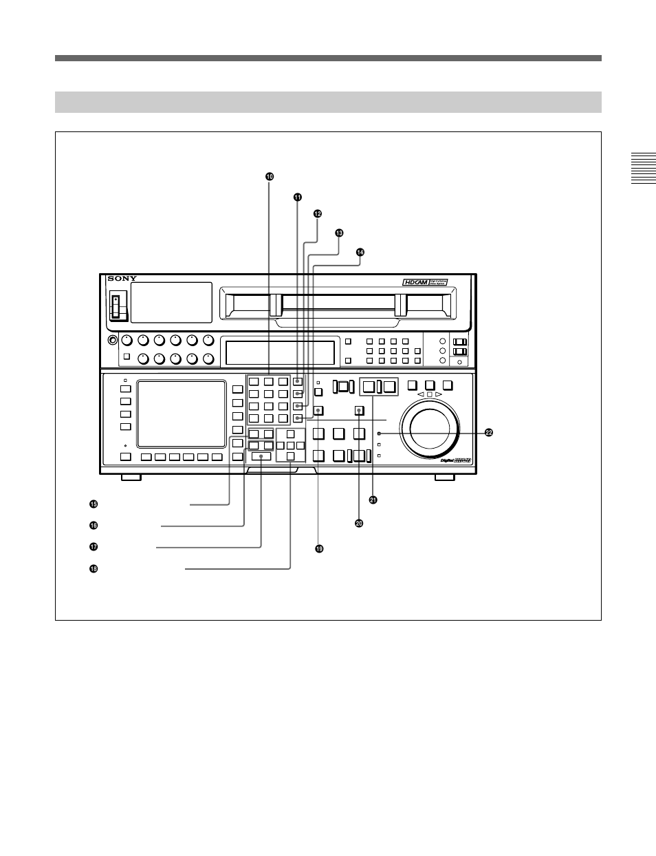 Sony HDW-F500 User Manual | Page 21 / 178