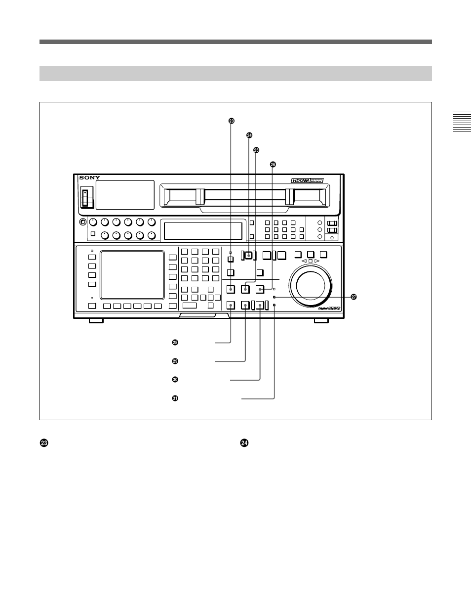 Sony HDW-F500 User Manual | Page 23 / 178