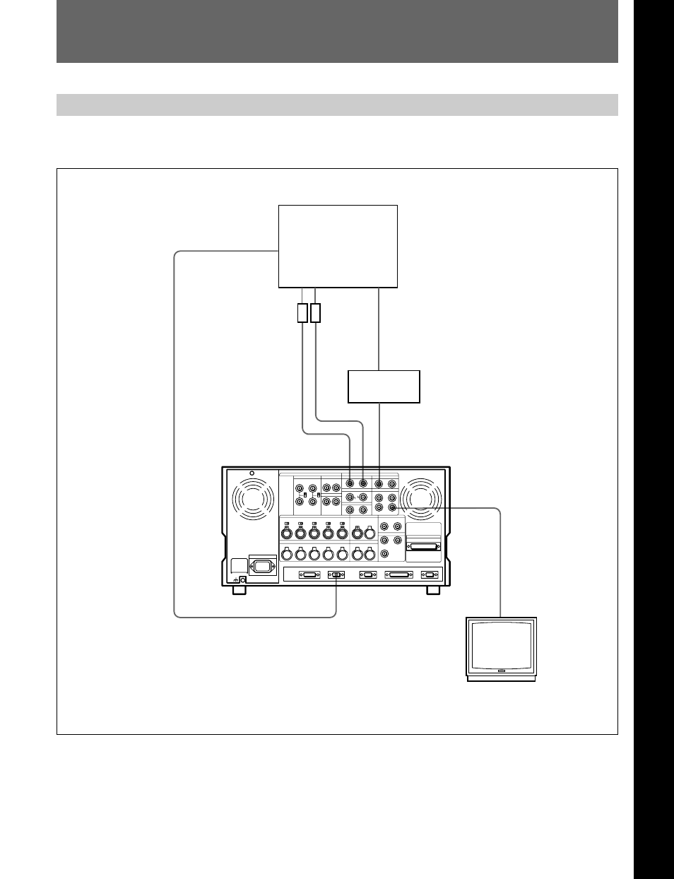 Chapter 3 setting up the vtr, 1 connecting external equipment, 1-1 making digital connections | Sony HDW-F500 User Manual | Page 33 / 178