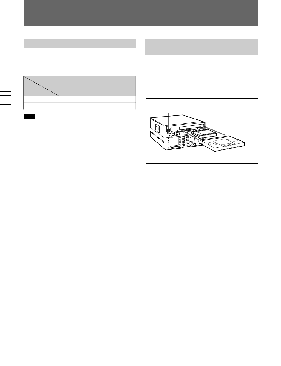 3 handling cassettes, 3-1 recommended cassettes, 3-2 inserting and ejecting cassettes | Sony HDW-F500 User Manual | Page 40 / 178