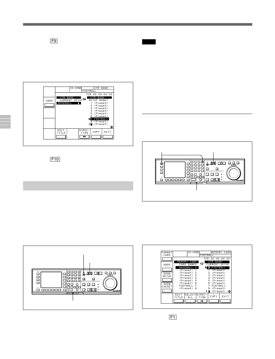 1-5 memory card function, 1 registering and storing menu settings | Sony HDW-F500 User Manual | Page 48 / 178