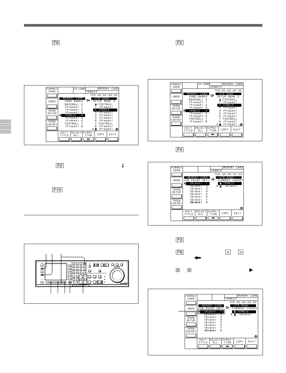 1 registering and storing menu settings | Sony HDW-F500 User Manual | Page 50 / 178