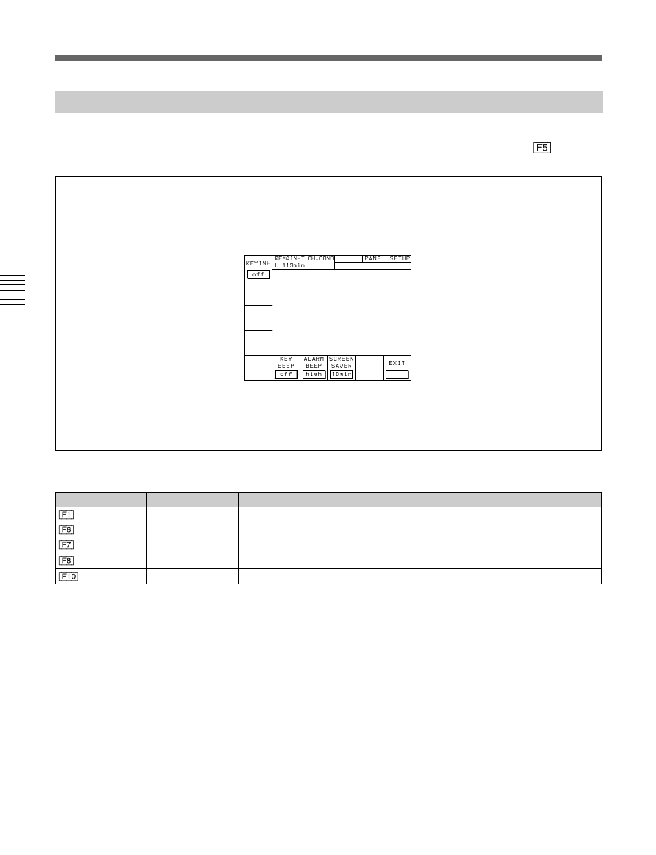 7-2 panel setup menu, 7 set up menu | Sony HDW-F500 User Manual | Page 90 / 178