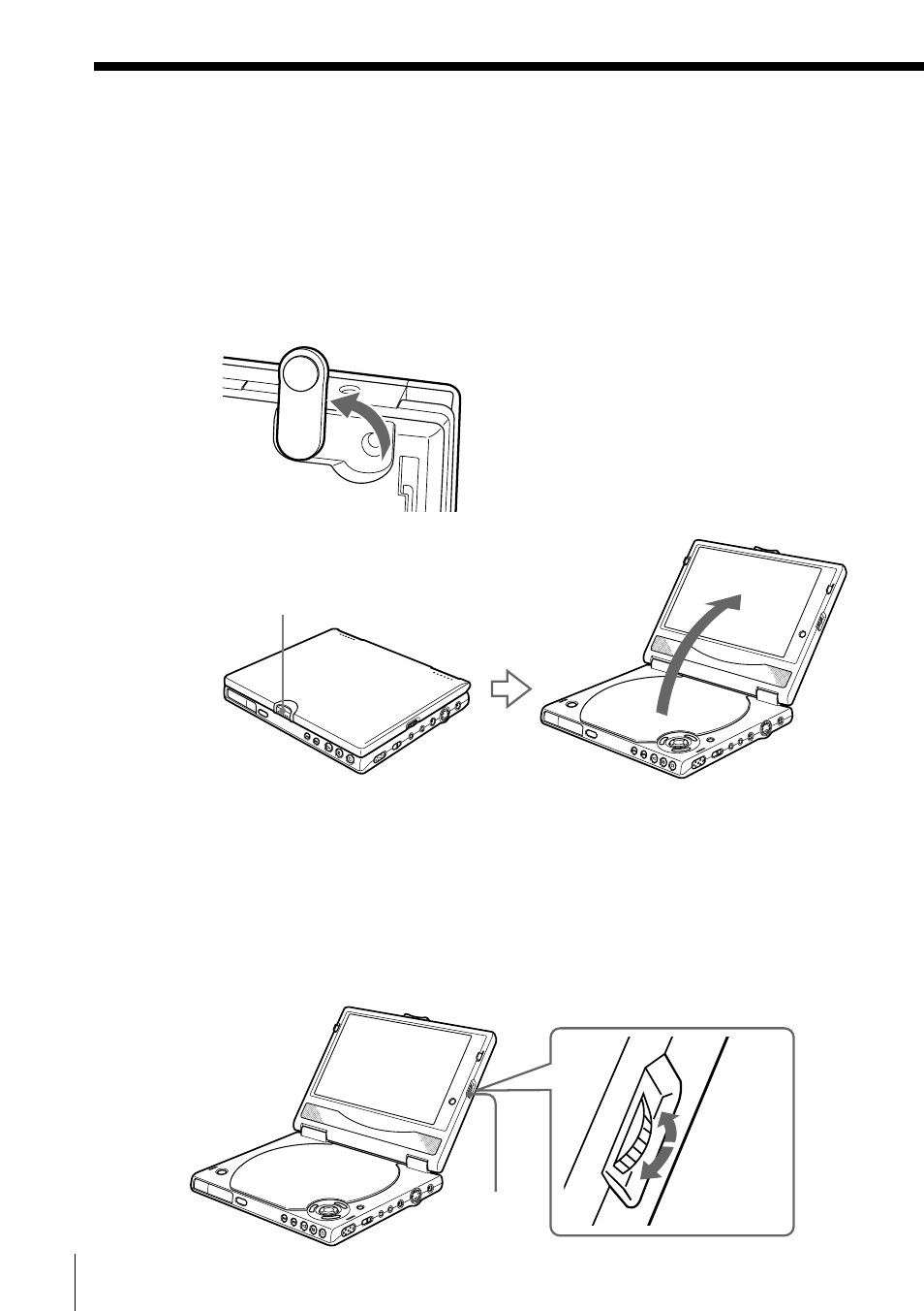 Using the lcd screen (dvp-fx1 only), 14 using the lcd screen (dvp-fx1, Only) | Sony DVP-FX1 User Manual | Page 14 / 120