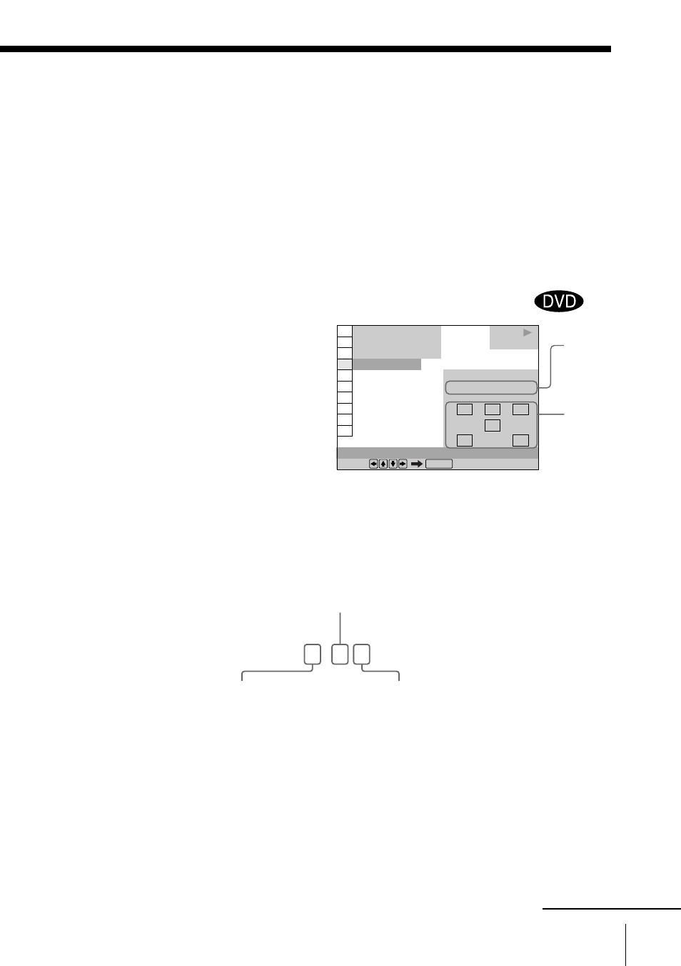 Dolby digital 3 / 2, Displaying the audio information of the disc | Sony DVP-FX1 User Manual | Page 55 / 120