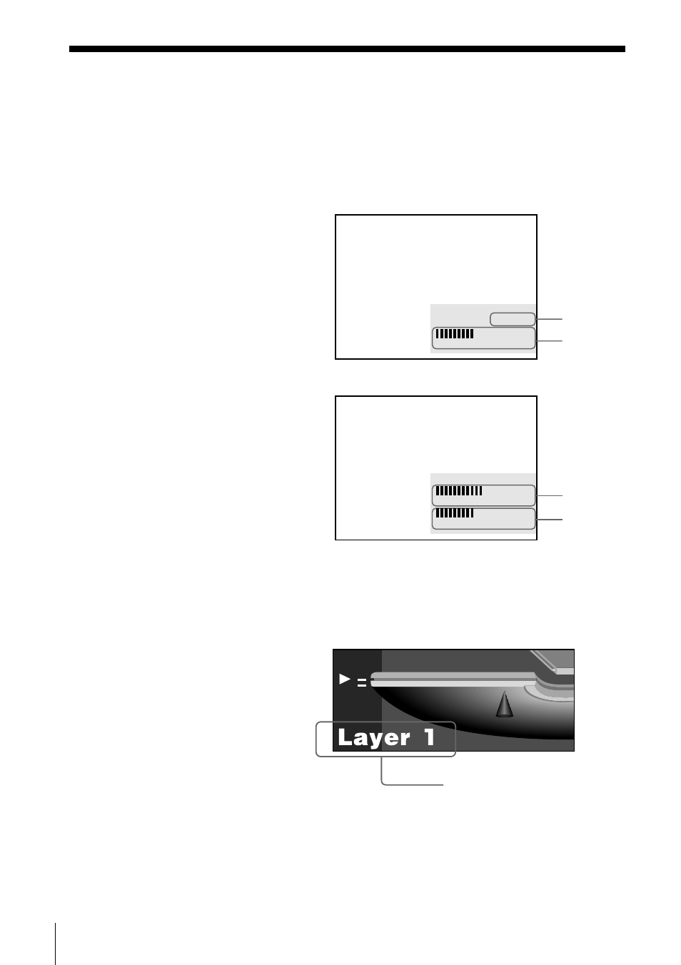 Displays of each item, Checking the play information (continued) | Sony DVP-FX1 User Manual | Page 64 / 120