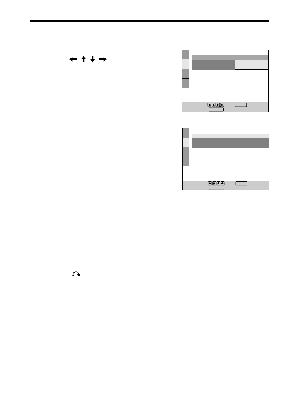 Using the setup display (continued) | Sony DVP-FX1 User Manual | Page 78 / 120