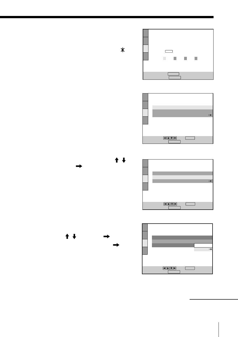Select “standard” using m/m, then press | Sony DVP-FX1 User Manual | Page 87 / 120
