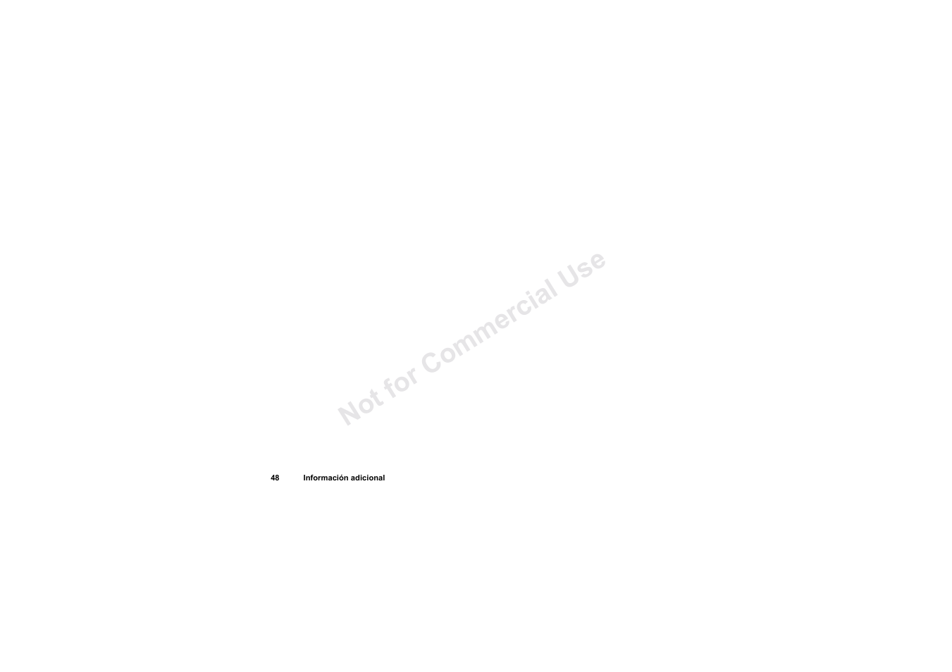 No t fo r c om me rci al u se | Sony HBH-60 User Manual | Page 48 / 95