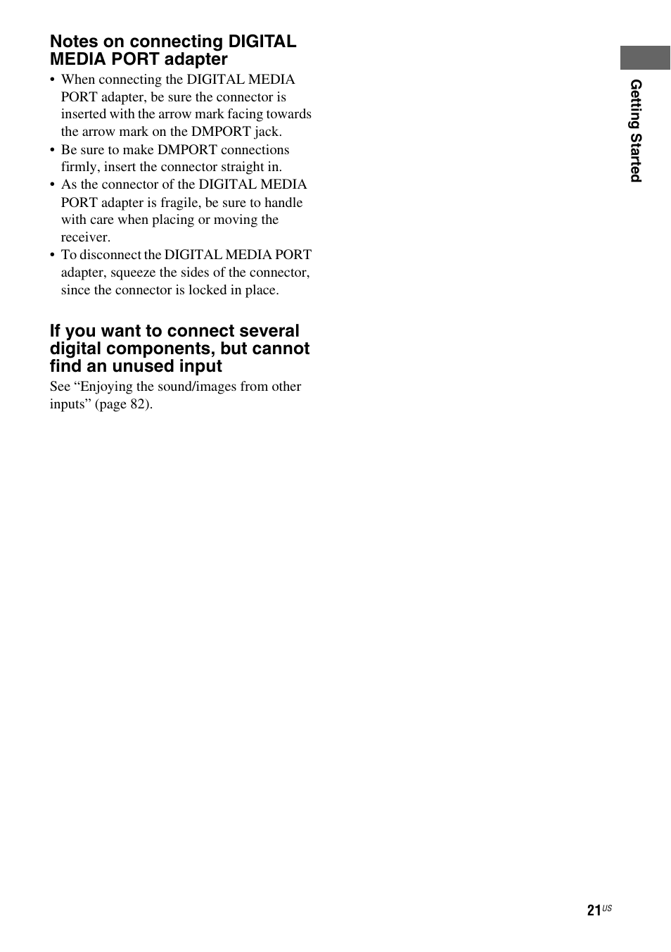 Sony STR-DG920 User Manual | Page 21 / 116