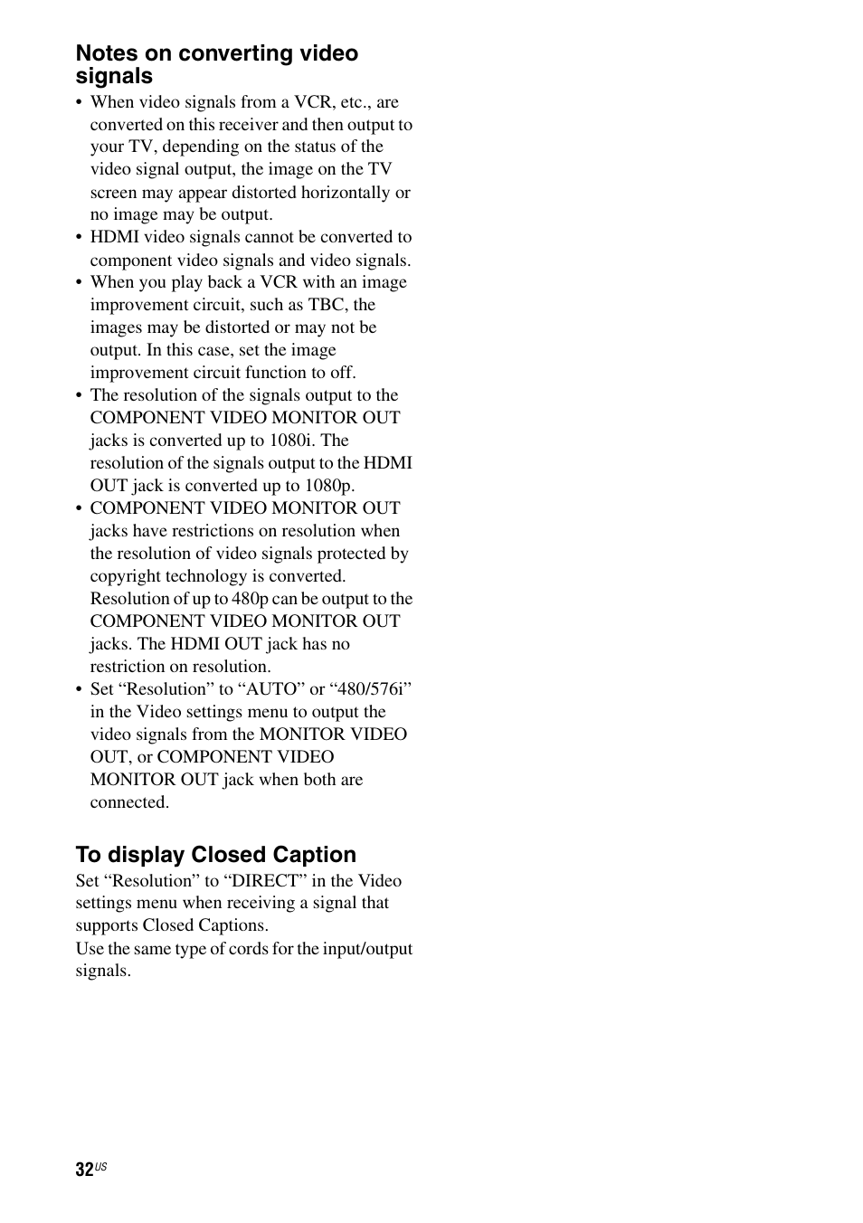Sony STR-DG920 User Manual | Page 32 / 116