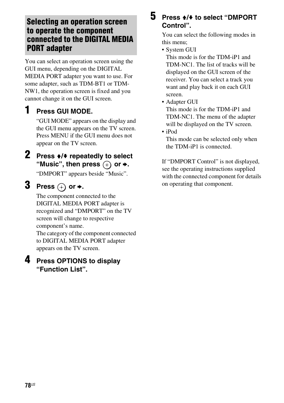 Sony STR-DG920 User Manual | Page 78 / 116