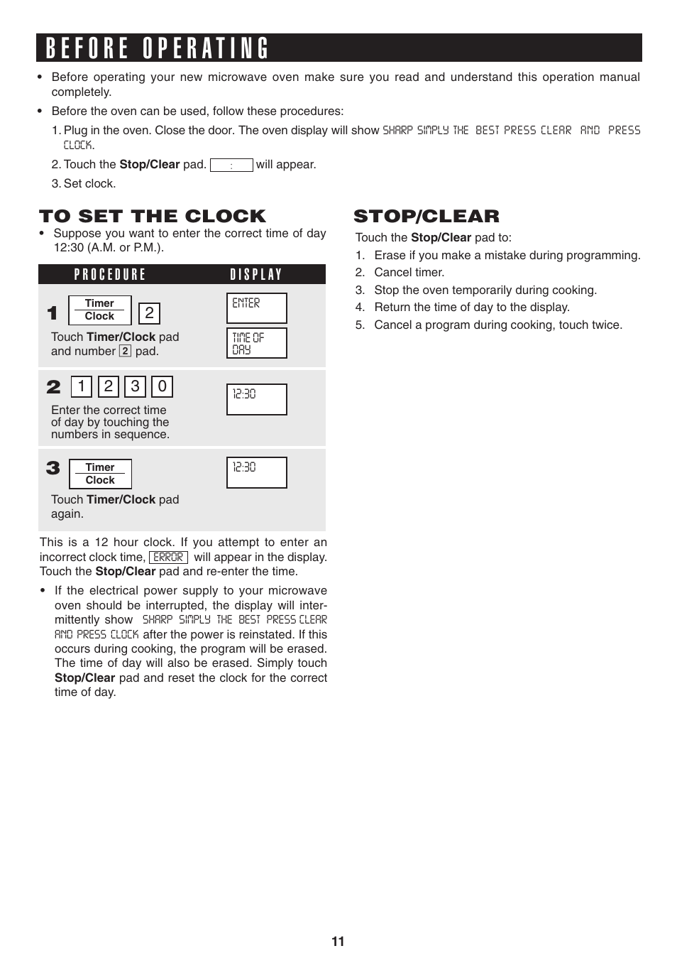 Stop/clear | Sony CAROUSEL R-530E User Manual | Page 13 / 40