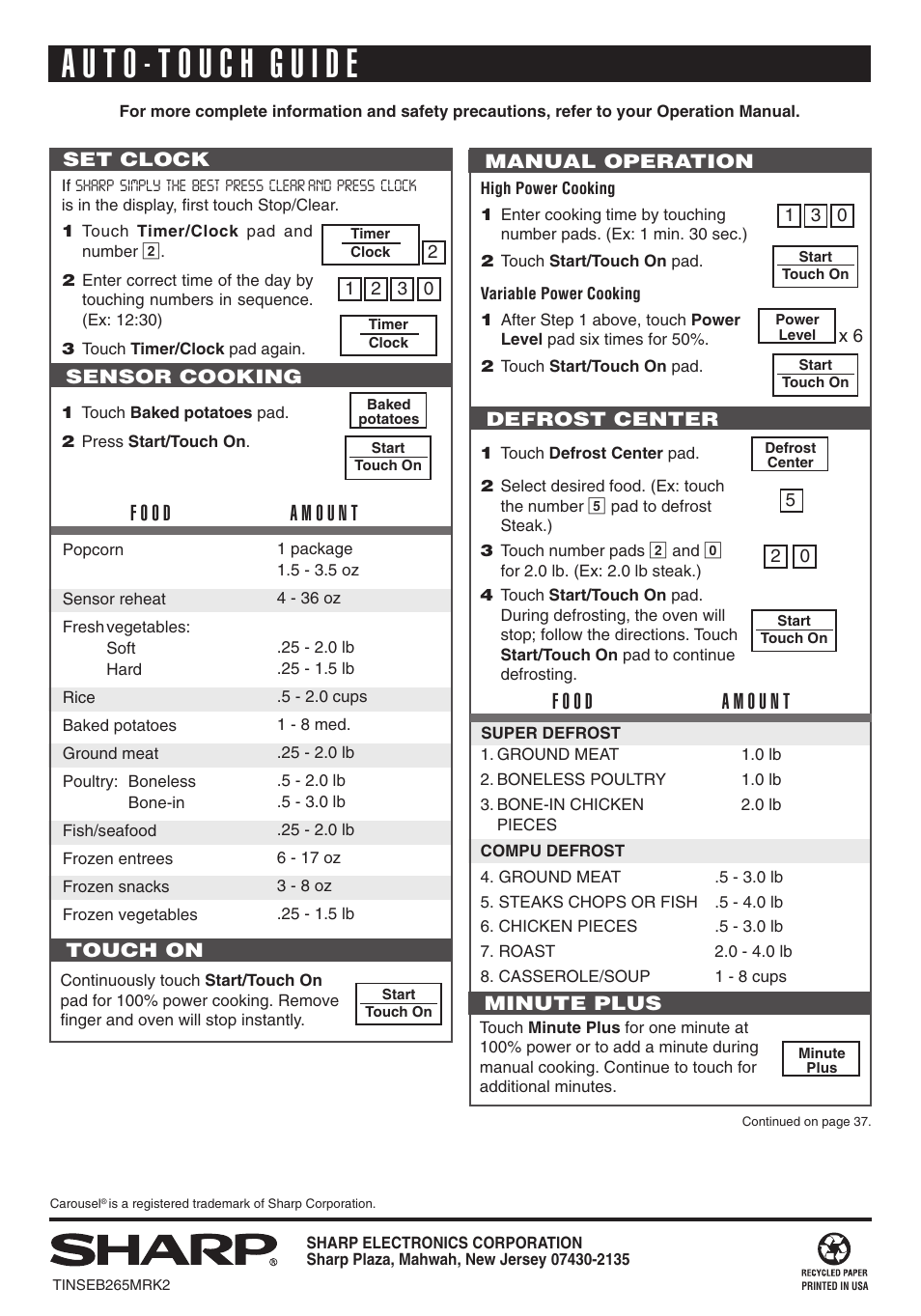 Sony CAROUSEL R-530E User Manual | Page 40 / 40