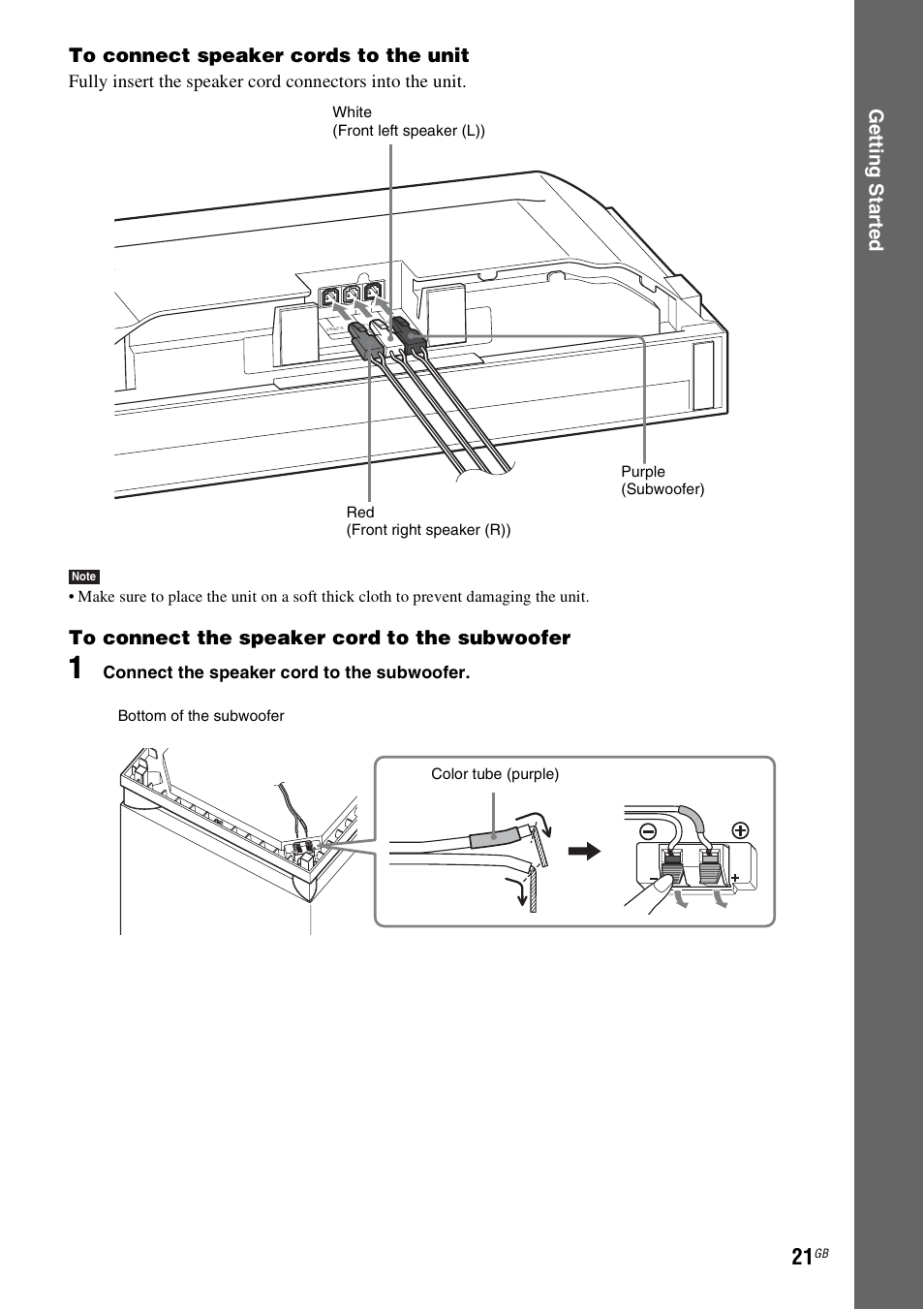 Sony F500 User Manual | Page 21 / 76