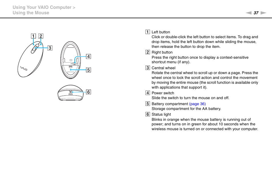 Sony VAIO VPCJ2 User Manual | Page 37 / 157