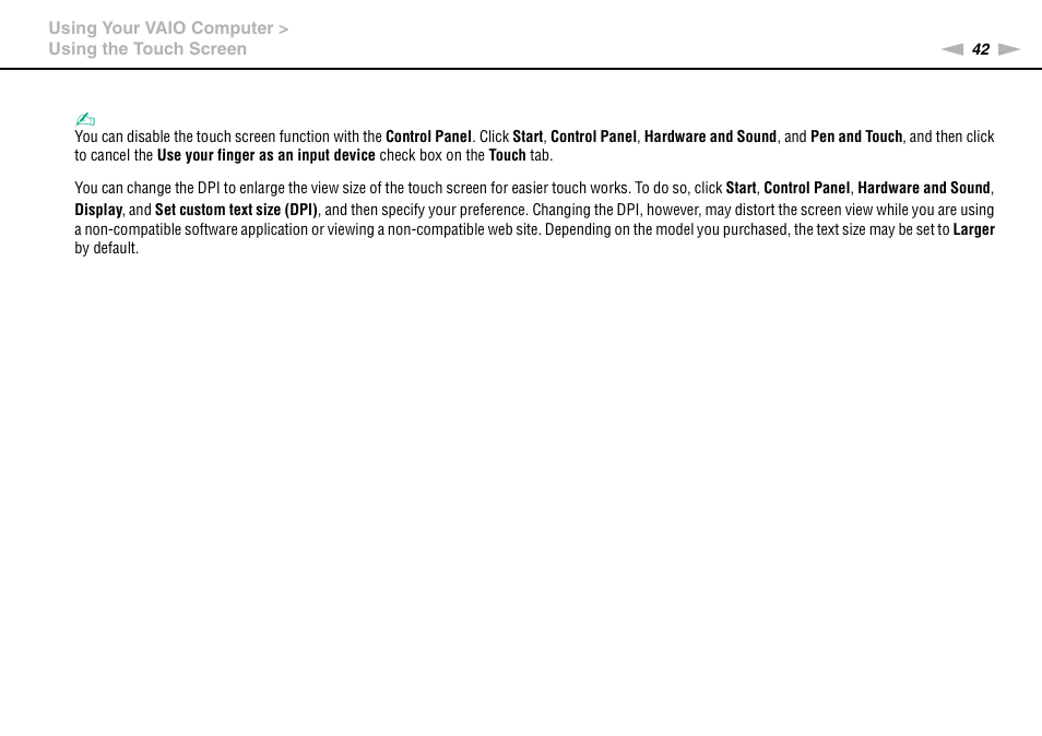 Sony VAIO VPCJ2 User Manual | Page 42 / 157