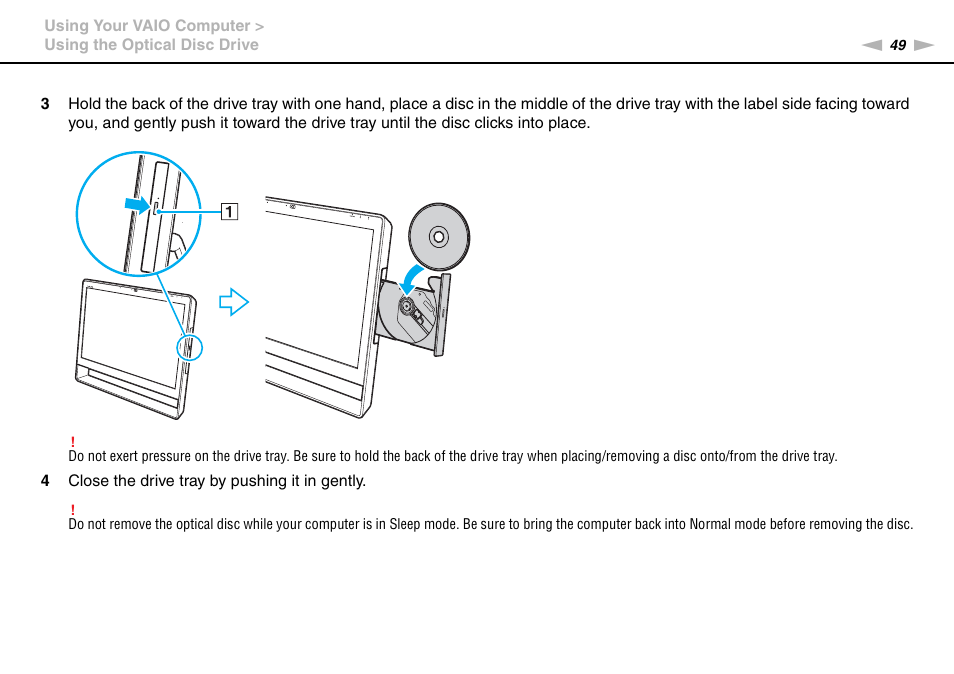 Sony VAIO VPCJ2 User Manual | Page 49 / 157