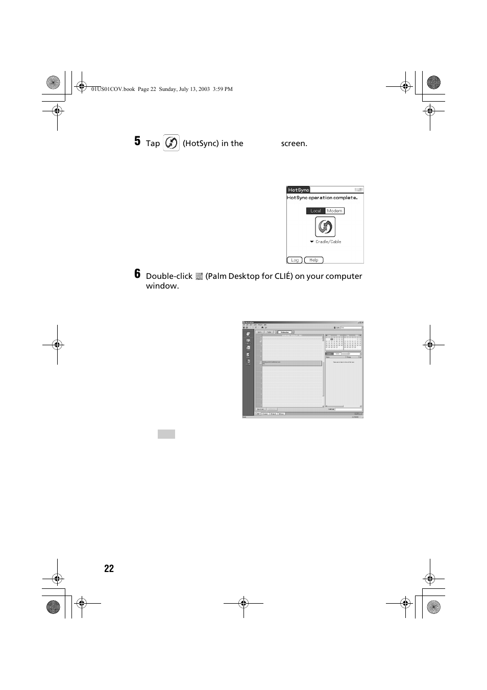 Sony PEG-UX40 User Manual | Page 22 / 116