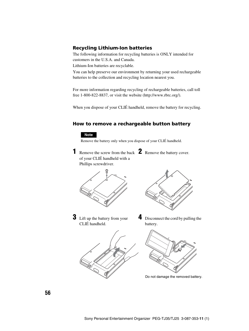 Sony PEG-TJ25 User Manual | Page 56 / 72