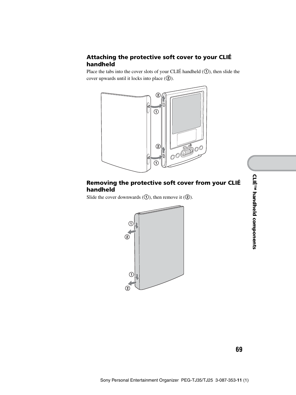 Sony PEG-TJ25 User Manual | Page 69 / 72