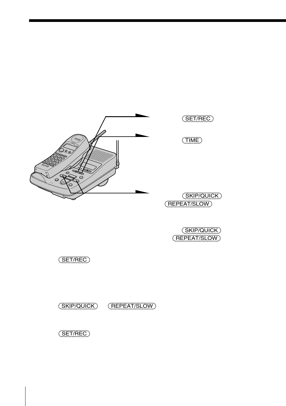 Answering machine features, Preparing the answering machine, Setting the day and time | Sony SPP-A968 User Manual | Page 28 / 112