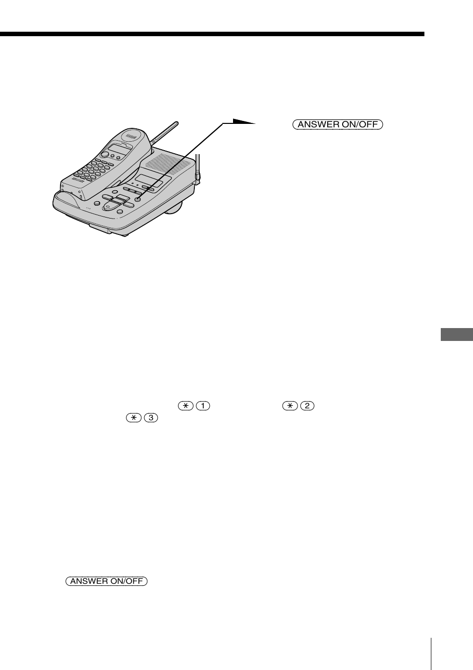 Turning on the answering function | Sony SPP-A968 User Manual | Page 33 / 112